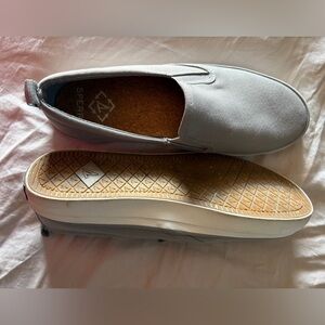 Sperry Men's Light Gray Slip-On Loafers